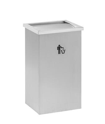 Papeleira Inox Tampa Basculante 51 Litros